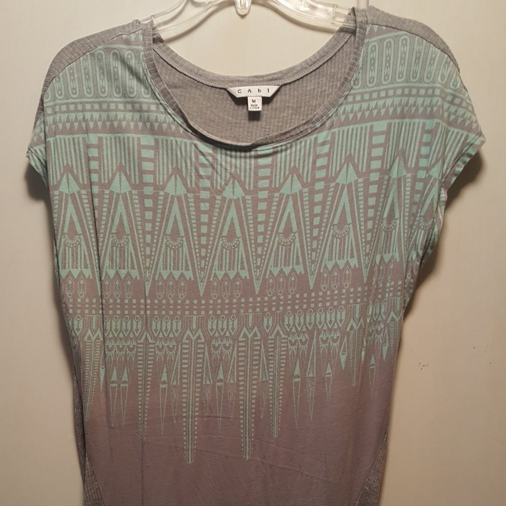 CAbi Santa Fe Tribal Aztec Top